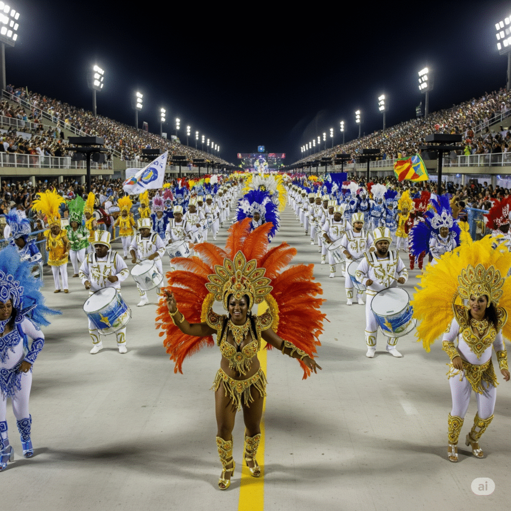Carnaval no Brasil: Explosão de Cores, Emoções e Alegria