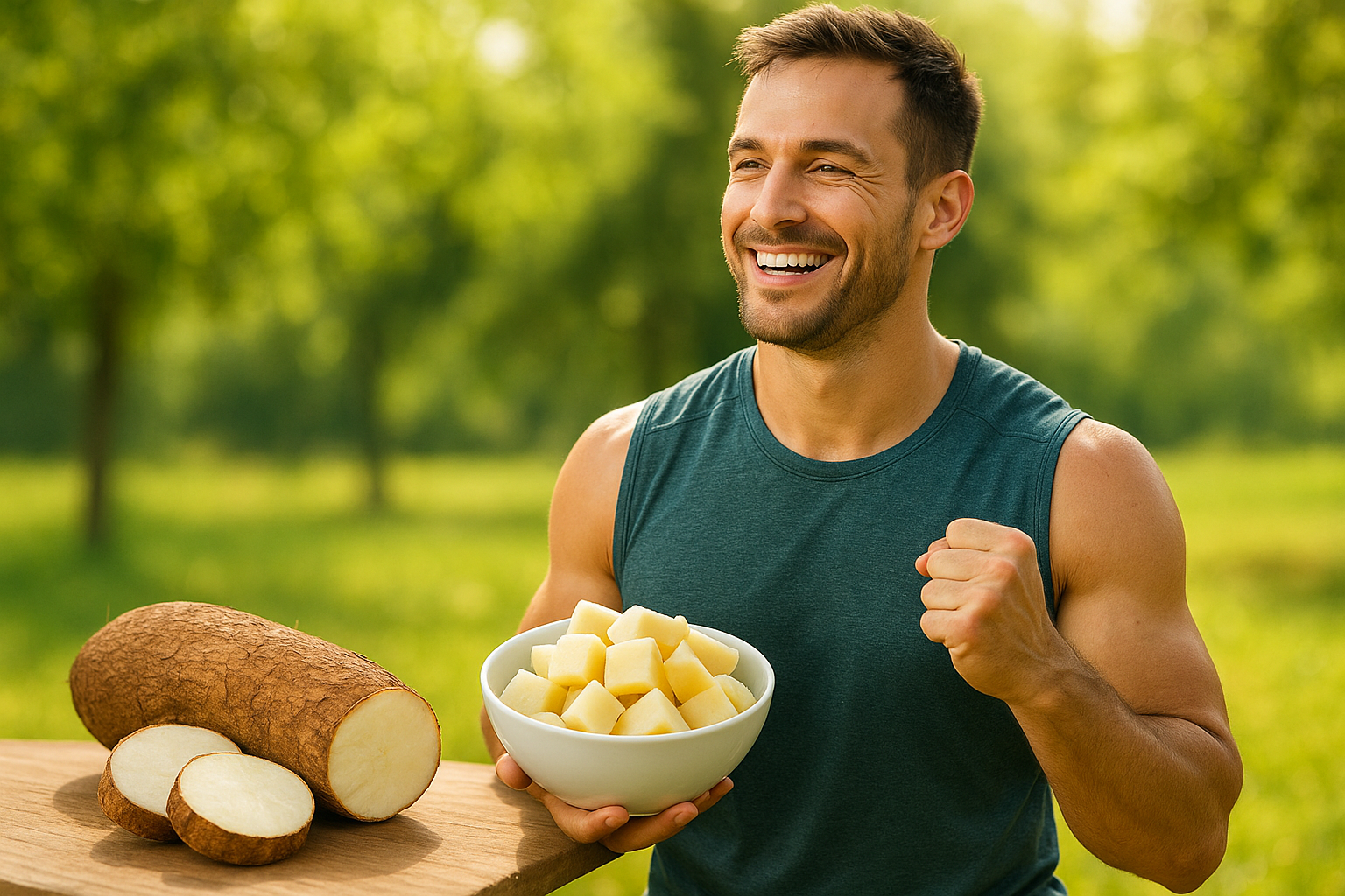 mandioca para atletas