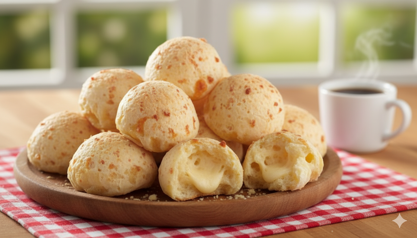 Receita Original de pão de queijo