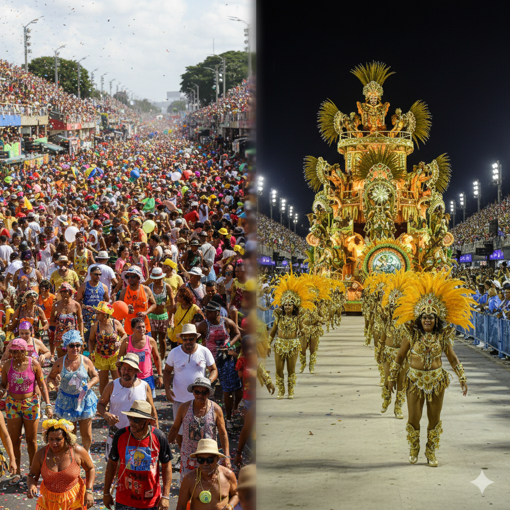 Carnaval de Rua ou Desfiles Oficiais
