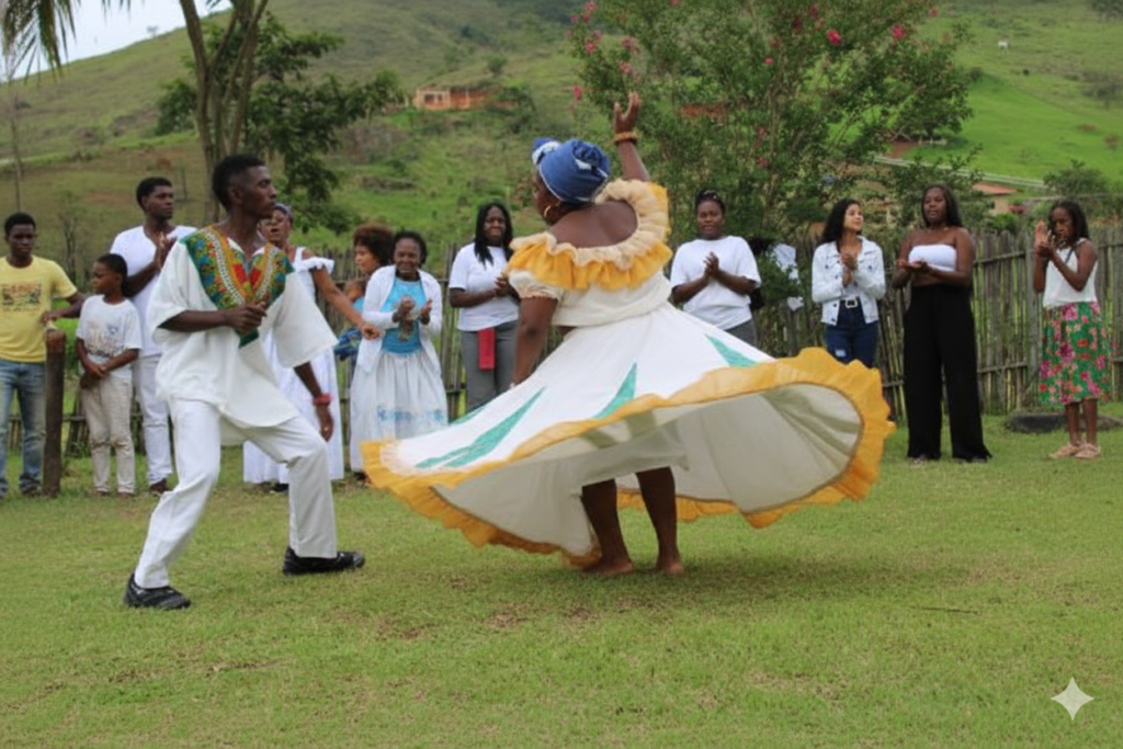 influência do Samba de Roda e do Jongo